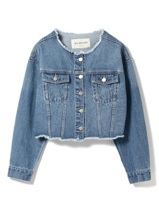 楽天市場】【SALE／50%OFF】Ray BEAMS / カットオフ デニム ブルゾン 