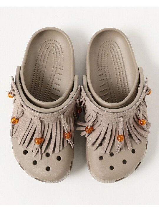 楽天市場】【SALE／60%OFF】crocs × BEAMS / 別注 フリンジ クロッグ 