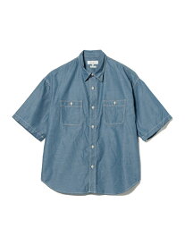 【SALE／50%OFF】【4/4再値下げ】B:MING by BEAMS / コットンポリエステル ワークシャツ B:MING by BEAMS ビームス アウトレット トップス シャツ・ブラウス ブラック ネイビー【RBA_E】[Rakuten Fashion]