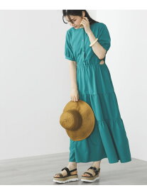 【SALE／70%OFF】BEAMS HEART / ドビーティアード ワンピース BEAMS HEART WOMEN ビームス アウトレット ワンピース・ドレス その他のワンピース・ドレス ブラック オレンジ グリーン【RBA_E】[Rakuten Fashion]