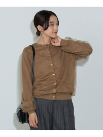 【SALE／40%OFF】2WAY チュール カーディガン BEAMS HEART WOMEN ビームス アウトレット トップス カーディガン ホワイト カーキグリーン【RBA_E】[Rakuten Fashion]