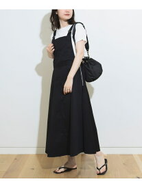 【SALE／40%OFF】フレア ジャンパースカート BEAMS HEART WOMEN ビームス アウトレット ワンピース・ドレス その他のワンピース・ドレス グリーン ベージュ ブラック【RBA_E】【送料無料】[Rakuten Fashion]