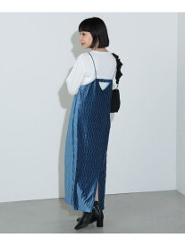 【SALE／50%OFF】ベロアワンピース * ロングスリーブTシャツ(セットアイテム) BEAMS HEART WOMEN ビームス アウトレット ワンピース・ドレス ワンピース ブラック ブルー【RBA_E】【送料無料】[Rakuten Fashion]