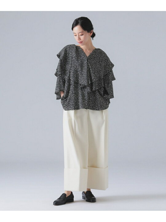 楽天市場】【SALE／50%OFF】EFFE BEAMS / ドレープ ショートスリーブ 