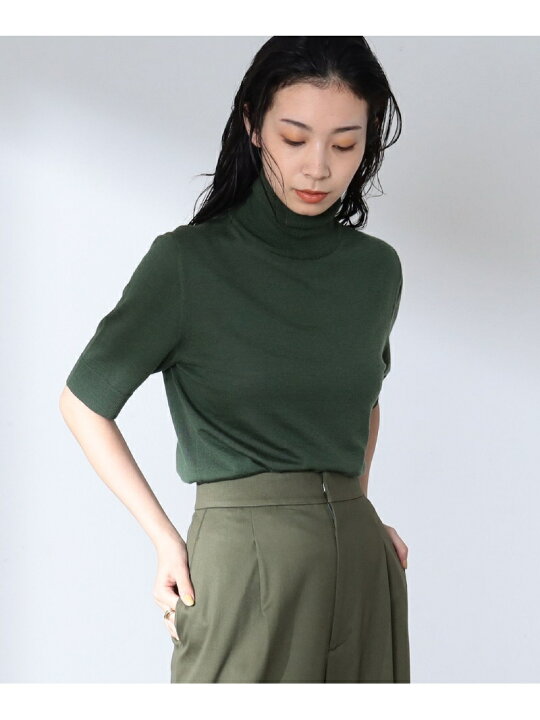 楽天市場】【SALE／40%OFF】AK+1 / 5分袖 ハイネックニット Demi-Luxe 