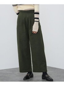 【SALE／40%OFF】サイドボタン 起毛ツイル パンツ BEAMS HEART WOMEN ビームス アウトレット パンツ その他のパンツ グリーン グレー【RBA_E】【送料無料】[Rakuten Fashion]