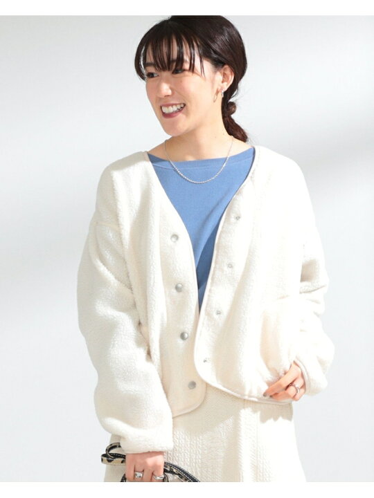 楽天市場】【SALE／50%OFF】Ray BEAMS / ボア フリース Vネック 