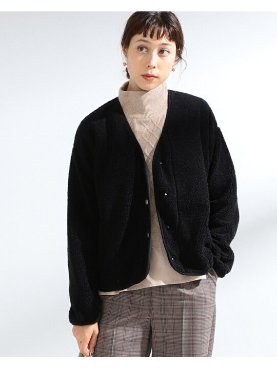楽天市場】【SALE／50%OFF】Ray BEAMS / ボア フリース Vネック 