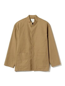 【SALE／60%OFF】B:MING by BEAMS / バックサテン スタンドカラー ジャケット B:MING by BEAMS ビームス アウトレット ジャケット・アウター テーラードジャケット・ブレザー ネイビー ブラウン【RBA_E】【送料無料】[Rakuten Fashion]