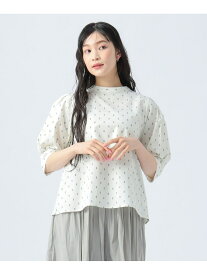 【SALE／50%OFF】プロバンス ボトルネック ブラウス BEAMS HEART WOMEN ビームス アウトレット トップス シャツ・ブラウス ホワイト カーキグリーン ネイビー【RBA_E】[Rakuten Fashion]