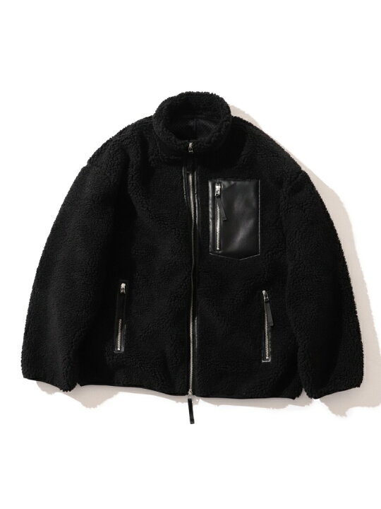 楽天市場】【SALE／30%OFF】BEAMS LIGHTS / シープレザー ボアフリース 