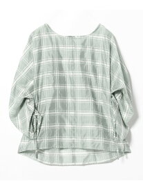 【SALE／60%OFF】B:MING by BEAMS / バックギャザー ブラウス B:MING by BEAMS ビームス アウトレット トップス シャツ・ブラウス ブラック ベージュ グリーン【RBA_E】[Rakuten Fashion]