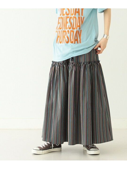 楽天市場】【SALE／30%OFF】BEAMS BOY / ストライプ ティアード  