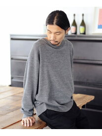 【SALE／50%OFF】SIMPLE YET 12ゲージ クルーネック ニット B:MING by BEAMS ビームス アウトレット トップス ニット ブラック グレー【RBA_E】【送料無料】[Rakuten Fashion]