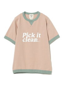 【SALE／30%OFF】【別注】Jackman / リンガー リブ Tシャツ 25SS BEAMS BOY ビームス アウトレット トップス カットソー・Tシャツ グリーン ピンク【RBA_E】【送料無料】[Rakuten Fashion]
