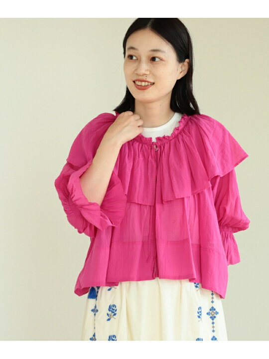 楽天市場】【SALE／50%OFF】BEAMS BOY / コットン ボイル フリルカラー 