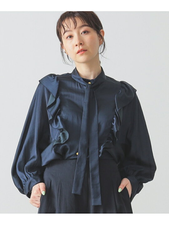 楽天市場】【SALE／70%OFF】Demi-Luxe BEAMS / フリル ボウタイ 