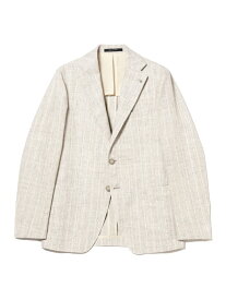 【SALE／40%OFF】TAGLIATORE * Brilla per il gusto / 別注 COSTA AZZURRA リネンナイロン ストライプ ジャケット Brilla per il gusto ビームス アウトレット ジャケット・アウター テーラードジャケット・ブレザー グレー【RBA_E】【送料無料】[Rakuten Fashion]
