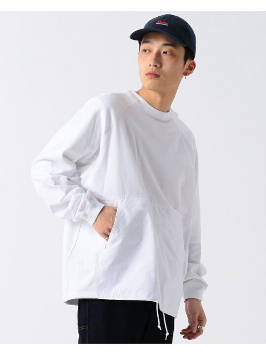 楽天市場】【SALE／60%OFF】BEAMS / ナイロンスウィッチ クルーネック 