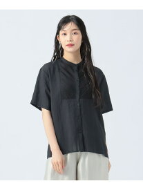 【SALE／20%OFF】ストライプ柄 ピンタック シャツ BEAMS HEART WOMEN ビームス アウトレット トップス シャツ・ブラウス イエロー ホワイト ブラック【RBA_E】【送料無料】[Rakuten Fashion]