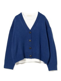 【SALE／30%OFF】ロング スリーブ Tシャツ * ニット カーディガン セット B:MING by BEAMS ビームス アウトレット トップス カーディガン グレー ブラック ブルー【RBA_E】【送料無料】[Rakuten Fashion]