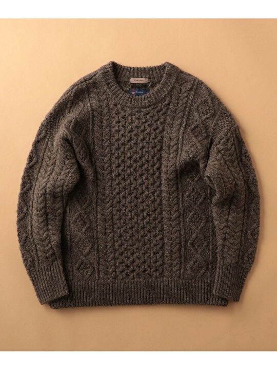 楽天市場】【SALE／40%OFF】BEAMS LIGHTS / ケーブル クルーネック 
