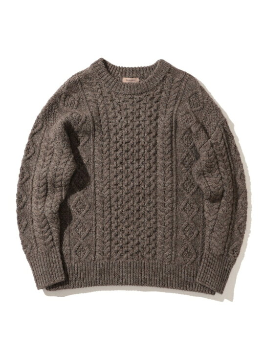 楽天市場】【SALE／40%OFF】BEAMS LIGHTS / ケーブル クルーネック 