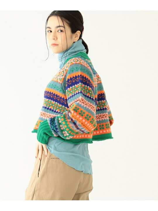 楽天市場】【SALE／50%OFF】BEAMS BOY / ボーイ フェアアイル Vネック 
