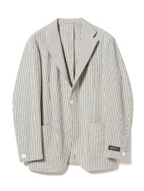 【SALE／50%OFF】NEW EASY SUBALPINO シアサッカー ストライプ ジャケット BEAMS F ビームス アウトレット ジャケット・アウター テーラードジャケット・ブレザー ブルー【RBA_E】【送料無料】[Rakuten Fashion]