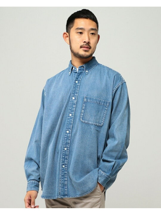 楽天市場】【SALE／70%OFF】BEAMS / デニム イージー ボタンダウン 