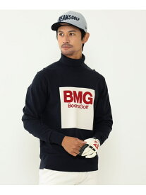 【SALE／70%OFF】＜MEN＞BEAMS GOLF ORANGE LABEL / BMG タートルネック ニット BEAMS GOLF ORANGE LABEL ビームス アウトレット トップス ニット ホワイト ネイビー【RBA_E】【送料無料】[Rakuten Fashion]