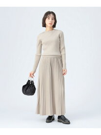 【SALE／50%OFF】リブニット セットアップ(セットアイテム) BEAMS HEART WOMEN ビームス アウトレット ワンピース・ドレス その他のワンピース・ドレス ブラウン ネイビー ホワイト【RBA_E】【送料無料】[Rakuten Fashion]