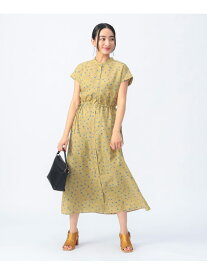 【SALE／50%OFF】ウエストドロスト フラワー柄 ワンピース(S~M) BEAMS HEART WOMEN ビームス アウトレット ワンピース・ドレス ワンピース ベージュ ブラック ホワイト【RBA_E】【送料無料】[Rakuten Fashion]