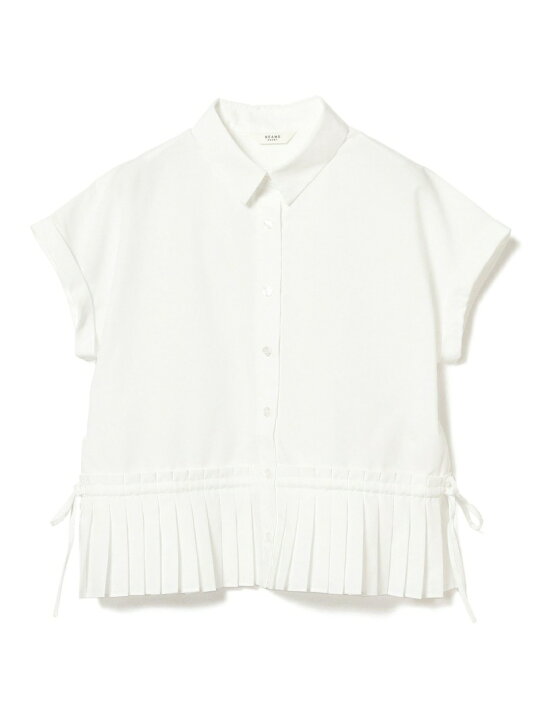 楽天市場】【SALE／50%OFF】BEAMS HEART / 裾 プリーツ 半袖 シャツ 
