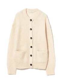 【SALE／40%OFF】モヘヤ混 クルーネック ニット カーディガン B:MING by BEAMS ビームス アウトレット トップス カーディガン ベージュ ブルー【RBA_E】【送料無料】[Rakuten Fashion]