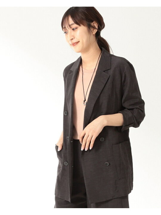 楽天市場】【SALE／50%OFF】Demi-Luxe BEAMS / レーヨンリネン 6ボタン 