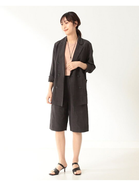 楽天市場】【SALE／50%OFF】Demi-Luxe BEAMS / レーヨンリネン 6ボタン 