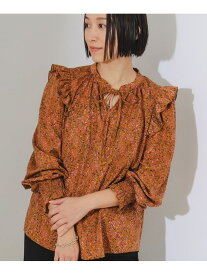 【SALE／60%OFF】アブストラクト ブラウス B:MING by BEAMS ビームス アウトレット トップス シャツ・ブラウス ブラウン ブラック【RBA_E】[Rakuten Fashion]