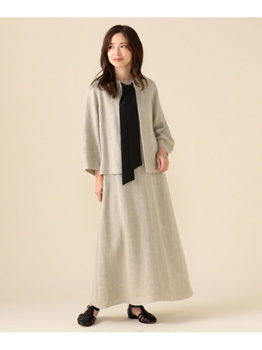 楽天市場】【SALE／60%OFF】Demi-Luxe BEAMS / リネン カラミツイード 