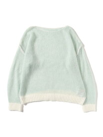 【SALE／60%OFF】シアー リバーシブル ニット B:MING by BEAMS ビームス アウトレット トップス ニット ブラック ホワイト【RBA_E】[Rakuten Fashion]