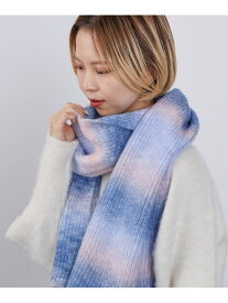 【SALE／70%OFF】グラデーションカラー マフラー BEAMS HEART WOMEN ビームス アウトレット ファッション雑貨 マフラー・ストール・ネックウォーマー ブルー【RBA_E】[Rakuten Fashion]