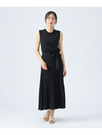 【SALE／50%OFF】リブニット セットアップ ノースリーブ ワンピース BEAMS HEART WOMEN ビームス アウトレット ワンピース・ドレス その他のワンピース・ドレス グレー ブラック ブルー【RBA_E】【送料無料】[Rakuten Fashion]