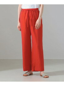 【SALE／30%OFF】【6/25新規値下げ】レーヨン リネン ドローストリング パンツ Demi-Luxe BEAMS デミルクス ビームス パンツ その他のパンツ オレンジ ブラック【RBA_E】【送料無料】[Rakuten Fashion]