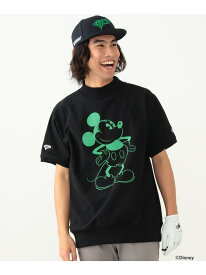 ＜MEN＞Champion * BEAMS GOLF / Disney / モックネックシャツ B BEAMS GOLF ORANGE LABEL ビームス ゴルフ トップス スウェット・トレーナー ブラック【送料無料】[Rakuten Fashion]