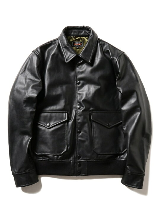 楽天市場】【百名品】BEAMS PLUS / ミリタリー レザー ブルゾン 25AW 