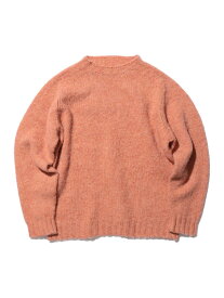 BEAMS PLUS / シャギー バーナード セーター BEAMS PLUS ビームス メン トップス ニット グリーン オレンジ ベージュ【送料無料】[Rakuten Fashion]