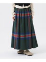 【SALE／70%OFF】【1/15新規値下げ】【ロングヒット】ビッグ タータン スカート 25AW SALE BEAMS BOY ビームス ウイメン スカート その他のスカート ネイビー オレンジ グリーン【RBA_E】【送料無料】[Rakuten Fashion]