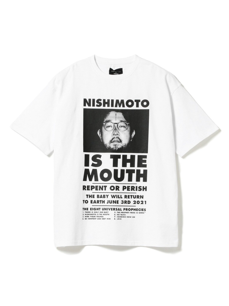 NISHIMOTO IS THE MOUTH / L11 Tシャツ BEAMS T ビームス メン トップス カットソー・Tシャツ ホワイト  ブラック【送料無料】[Rakuten Fashion] | BEAMS／ビームス