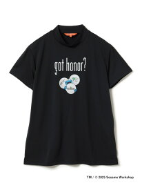 ＜WOMEN＞【EXCLUSIVE】ORANGE LABEL / クッキーモンスター モックネックシャツ BEAMS GOLF ORANGE LABEL ビームス ゴルフ トップス カットソー・Tシャツ ブラック ホワイト ブルー【送料無料】[Rakuten Fashion]
