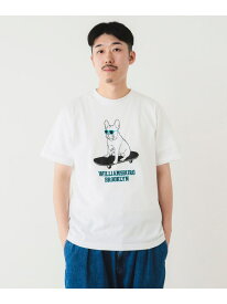 fLAnsisCA / Print Tshirt 24SS 1 BEAMS T ビームスT トップス カットソー・Tシャツ ホワイト【送料無料】[Rakuten Fashion]